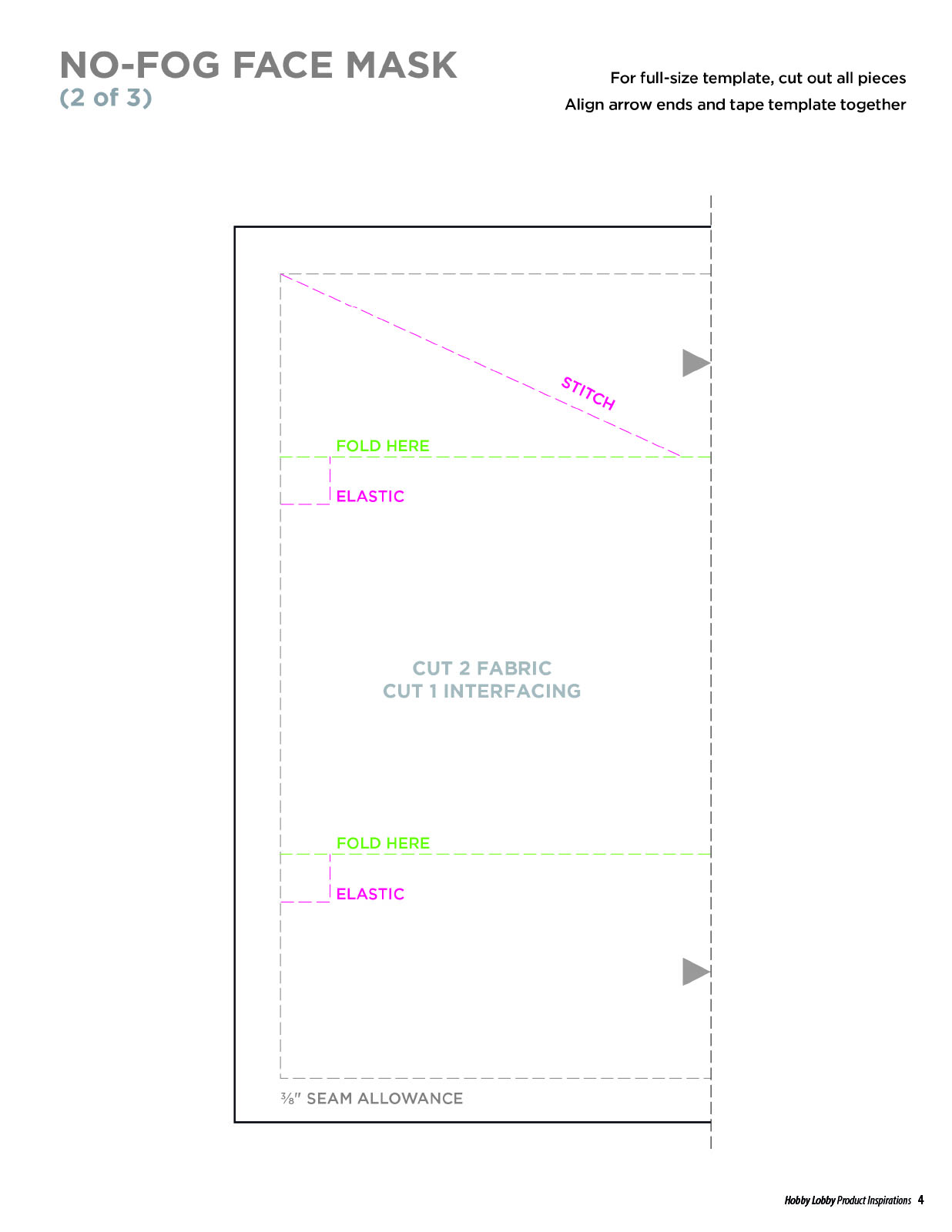 No Fog Face Mask Personal Protective Equipment Hobby Lobby